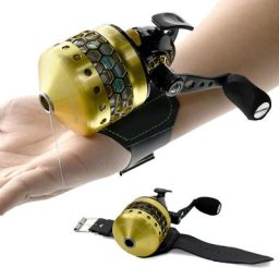 Moulinet de pêche en métal pour catapulte de fronde Ratio de vitesse 3.6:1 roue de pêche fermée 4