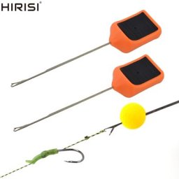 2 Pièces Aiguille d'appât Accessoire de Peche Outil d'appâtage de pêche carpe