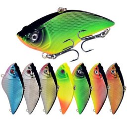 Appât dur vibrant pour la pêche leurre pour attraper des poissons tels que les bars et les