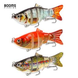 Booms – leurre rigide MJ4 composé de multiples sections articulées appât artificiel idéal pour la