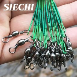 Fil de pêche en acier avec accessoire de percussion lot de 20 pièces de 15cm 20cm 24cm et 30cm