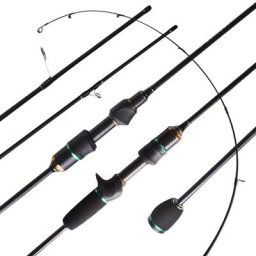 Mavllos – canne à pêche Spinning et Casting ultralégère et solide à pointe unique accessoire en