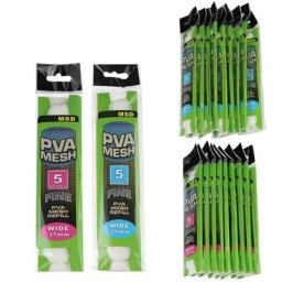 Filets de pêche à la carpe soluble dans l'eau piège à appâts maille PVA 5m 25mm 37mm 10