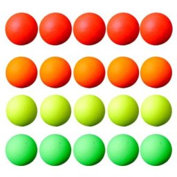 Lot de 5 flotteurs et flotteurs de pêche en mousse EPS tailles variées indicateur de frappe