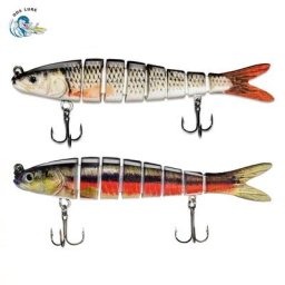 ODS – Leurre dur composé de 8 sections articulées appât artificiel coulant type Swimbait wobbler