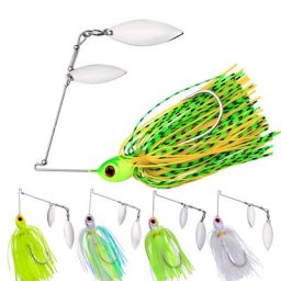 Leurre de pêche en eau douce Spinnerbemberg Buzzbemberg Jigs artificiels Cuillère Fil d'appât