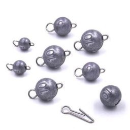 Accessoires de pêche à insertion rapide plombs ronds poids 2 3 5 7 10g 12g 14g 18g 21g