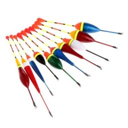 Ensemble de flotteurs de pêche à la carpe 10 pièces bouée Bobber pour matériel de pêche mélange
