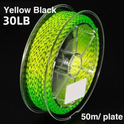50m 20/30LB Ligne de Mouche Support pour la Pêche À La Mouche Lissage 8 Tressée de Pêche À La Mouche