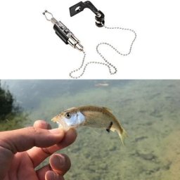 Alarme de morsure de poisson en acier inoxydable alerte de leurre d'extérieur indicateur de Signal