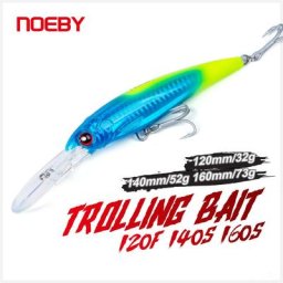 NOEBY – leurre méné rigide flottant/coulant appât artificiel wobbler idéal pour la pêche à la