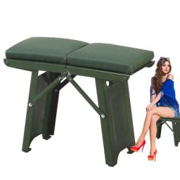 Chaise pliante en acier inoxydable pour adultes tabouret portable pour pêche et randonnée