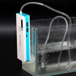 Pompe à oxygène portable pour aquarium avec lampe de poche outils d'aération de pêche en plein air