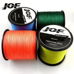 JOF-Fil de pêche à 8 brins 500m 300m 100m multicolore PE 100% multimessieurs carpe mer