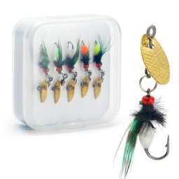 Lot d'appâts naturels pour la pêche à la mouche leurre pour attraper des poissons matériel pour
