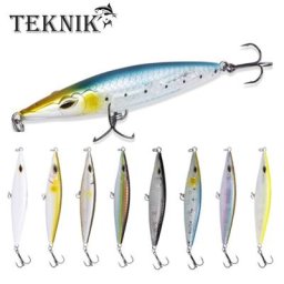 Techi – leurre flottant Pencil pour la pêche en surface Stickbait wobbler appât artificiel idéal