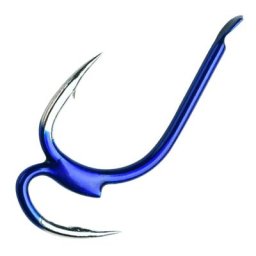 Hameçon de pêche à deux pointes en acier à haute teneur en carbone crochet pointu équipement et