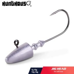 Hunthouse – hameçon de pêche souple 7g 10g 12g 14g tête de vis pour gros alose équipement de