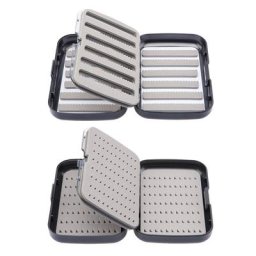 Boîte de rangement pour matériel de pêche à la mouche boîte Portable Double face épais étanche