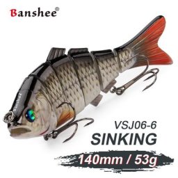 Banshee – leurre coulant composé de multiples sections articulées appât artificiel réaliste idéal