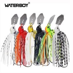 WATERBOY TW – Leurre de type chatterbait avec queue en silicone pour la pêche modèle oscillant et