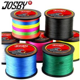 Fil de pêche Multifilament PE tressé ligne de pêche multicolore japonaise Super forte 4 brins