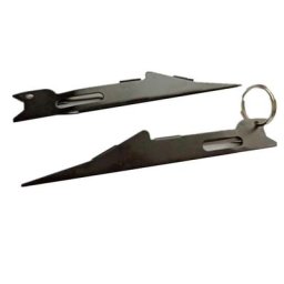Niveau de pêche à la mouche professionnel acier inoxydable Portable accessoire de pêche noueur