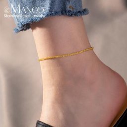 EManco-Bracelet de cheville en or motif chou-fleur pour femme bijou à la mode pieds nus