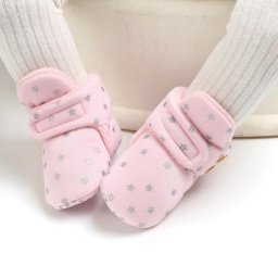 Chaussures de neige à semelle souple pour nouveau-né garçon et fille bottes molletonnées en peluche
