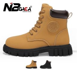 Bottes de marée en cuir pour enfants chaussures de neige chaudes et décontractées pour garçons et