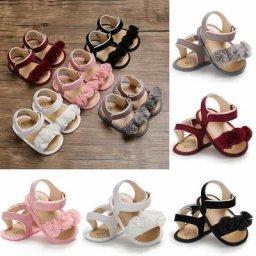 PUDCOCO – jolies sandales en dentelle pour nouveau-né fille de 0 à 18 mois chaussures plates