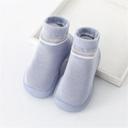 Chaussures antidérapantes pour bébés garçons et filles chaussettes pour premiers pas taille 1 9