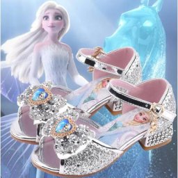 Sandales Disney La Reine des Neiges 2 pour filles chaussures princesse Elsa chaussures en cristal