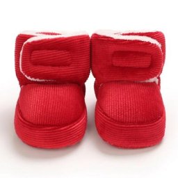 Chaussures d'hiver en coton pour nouveau-né botte chaude pour filles et garçons baskets à semelle