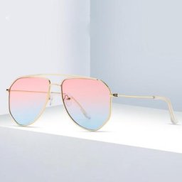 Lunettes de soleil vintage pour hommes et femmes design de marque pilote monture en métal