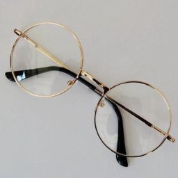Lunettes rétro à monture métallique pour femmes verres transparents lunettes Nerd Geek noires