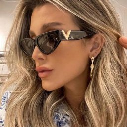 Lunettes de soleil rétro Cat Eyt pour femmes lunettes de soleil vintage créateur de marque de