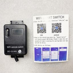 EWelink – Module de contrôle Wifi 12V sans NC COM avec télécommande optionnelle pour application