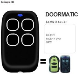 DOORMATIC MILENY MILENY-EVO Télécommande de porte de garage 433MHz Clone Garage Door Command