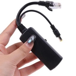 Connecteurs POE 48V à 12V adaptateur séparateur de câble Module d'alimentation d'injecteur pour