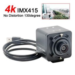 Webcam USB haute vitesse caméra vidéo PC 130 degrés pas de distorsion objectif 4K 8MP CMOS