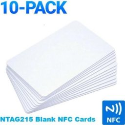 NTAGgem-Cartes NDavid Vierges en PVC Étiquettes Blanches Étanches RFID Téléphone 13.56 Octets