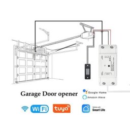 Ouvre-porte WiFi intelligent Tuya télécommande contrôleur d'ouverture porte de garage moteur