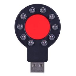 Détecteur de signal IR multifonctionnel caméra cachée anti-espion système d'alarme antivol