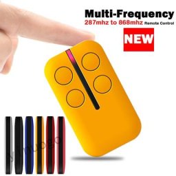 Multifréquence 287-868 MHz Télécommande de porte de garage 433 MHz Télécommande de portail