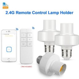 BASIC-2.4G Smart Home Anyway 2.4G Smart Light Socket inda Support de lampe Compatible Bluetooth