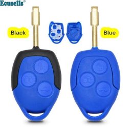 Coque de clé télécommande à 3 boutons pour voiture Ford Transit WM VM 2006 – 2014 P/N: tête noire ou