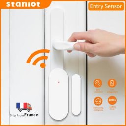 Staniot-Télécommande sans fil intelligente pour porte et fenêtre capteur d'alarme poignées