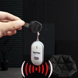 Détecteur de sifflet LED avec contrôle du son clignotant alarme anti-perte traqueur avec