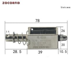 Outils de poussée de nervure de poussée de CC cadre ouvert mini actionneur de solénoïde de